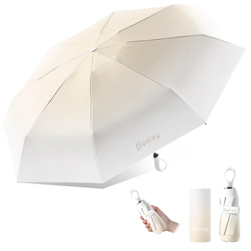 PALAY® UPF 50+ Sun Umbrella Pocket Sun Umbrella Black Coated Liner & Fiberglass Ribs Design Fashion Gradient Folding Travel Lightweight with Rubberized Loop Handle,Beige PALAY® UPF 50+ Sun Umbrella Pocket Sun Umbrella Black Coated Liner & Fiberglass Ribs Design Fashion Gradient Folding Travel Lightweight with Rubberized Loop Handle,Beige